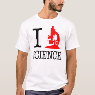 I Microscope Science Light T-Shirt