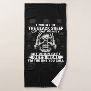 I Might Be The Black Sheep Of The Family Bath Towel