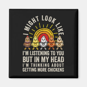 I Might Look Like I'm Listening To You But In My H Magnet