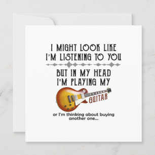 I Might Look Like I'm Listening To You Invitation