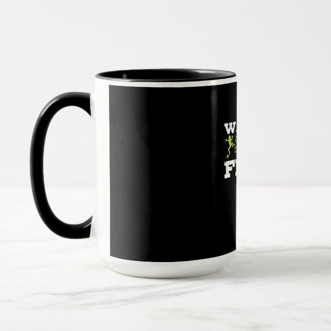I Might Start Talking About Frogs Mug (Left)