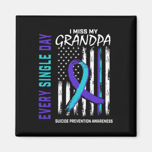 I Miss My Grandpa Suicide Awareness Prevention Ame Magnet