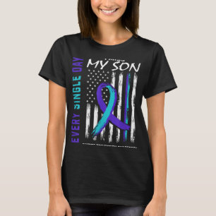 I Miss My Son Suicide Awareness Prevention America T-Shirt
