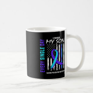 I Miss My Son Suicide Prevention Awareness America Coffee Mug