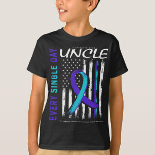I Miss My Uncle Suicide Awareness Prevention Ameri T-Shirt