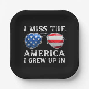 i miss the America i grew up in Paper Plate