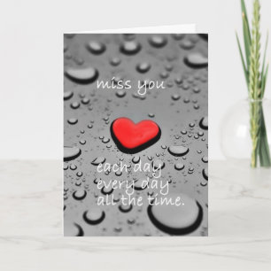 I "MISS YOU" AND I "WANT YOU"  CARD