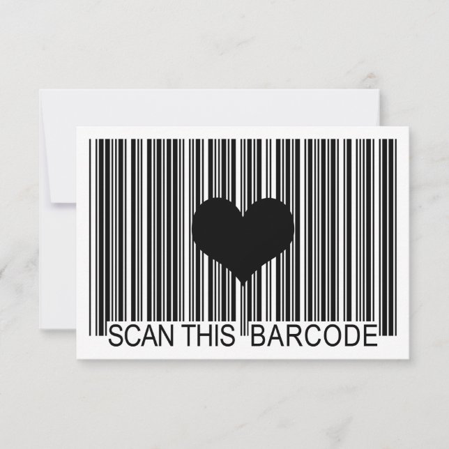 I MISS YOU BARCODE INVITATION (Front)