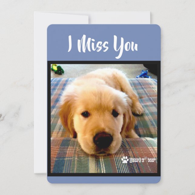 I Miss You Card (Front)