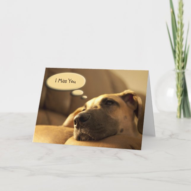 I Miss You Card (Front)