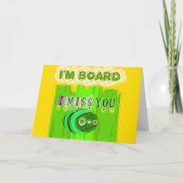 I Miss You Card (Front)