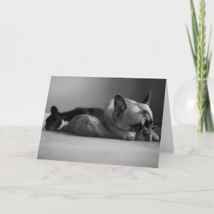 I miss you card