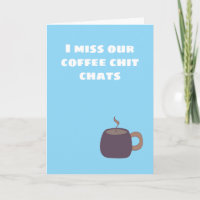 I miss you message with hand drawn steaming mug
