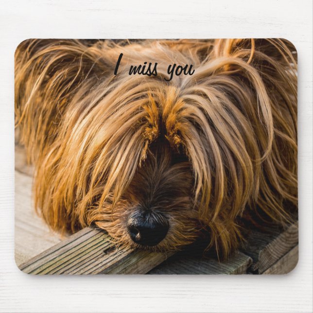I miss you mouse pad (Front)