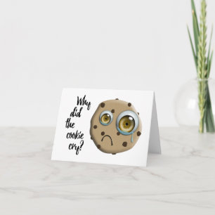 I MISS YOU mum cookie joke Card