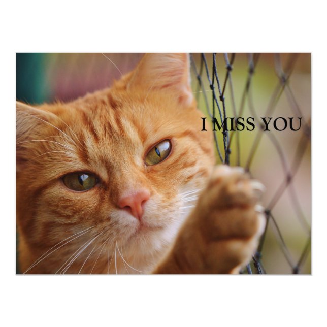 I MISS YOU PHOTO PRINT (Front)