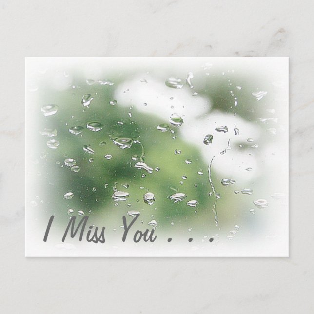 I miss you Postcard (Front)