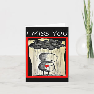 I Miss You Valentine’s Day  Card