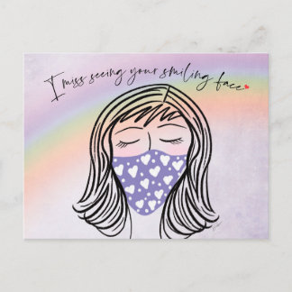 I Miss Your Smiling Face Postcard