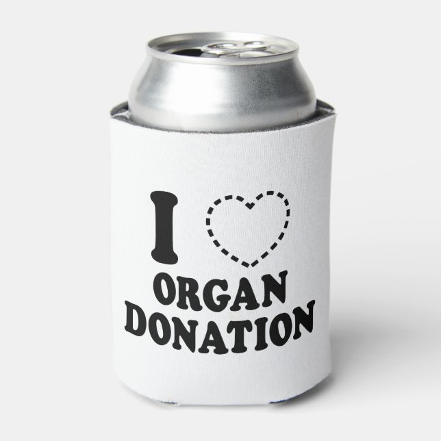 I {MISSING HEART} ORGAN DONATION CAN COOLER (Can Front)