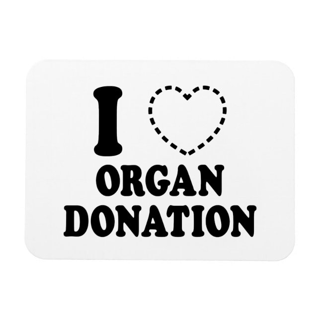 I {MISSING HEART} ORGAN DONATION MAGNET (Horizontal)