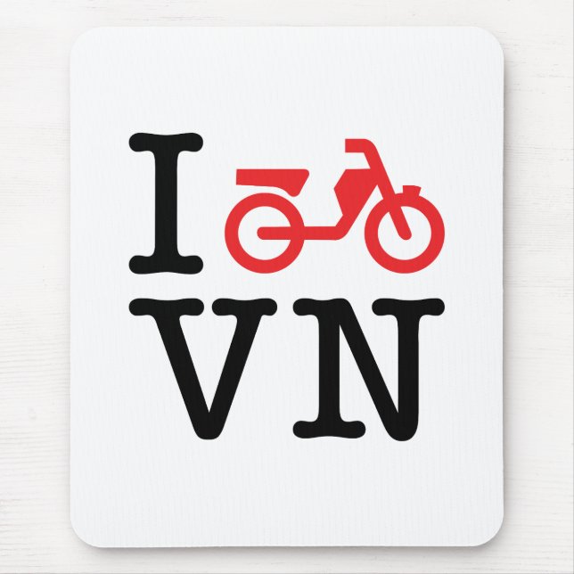 I Motorbike Vietnam Mouse Pad (Front)