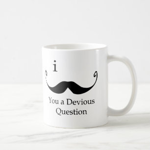 I Moustache You A Devious Question Coffee Mug