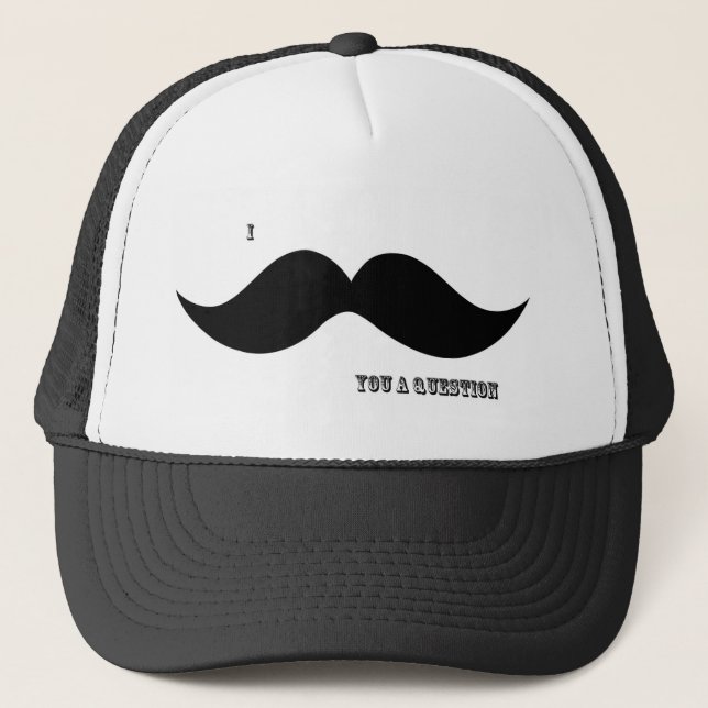 I Moustache You A Question - Hat (Front)