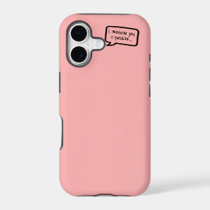 i moustache you a question mini pink