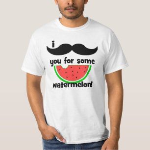 I moustache you for some watermelon T-Shirt