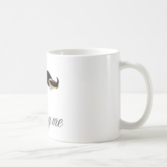 I Moustache you -to Marry Me Coffee Mug (Right)