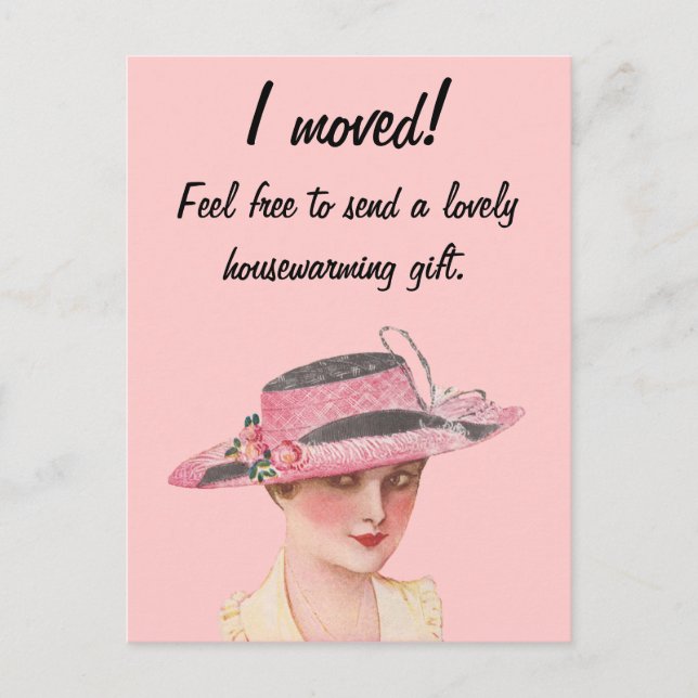 I Moved! Announcement Postcard (Front)