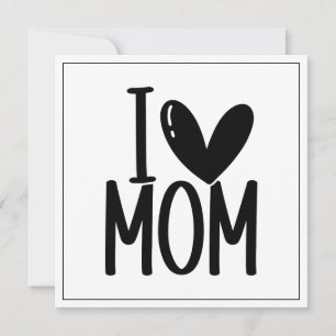 I ❤️ Mum: A Timeless Tribute to Love Holiday Card