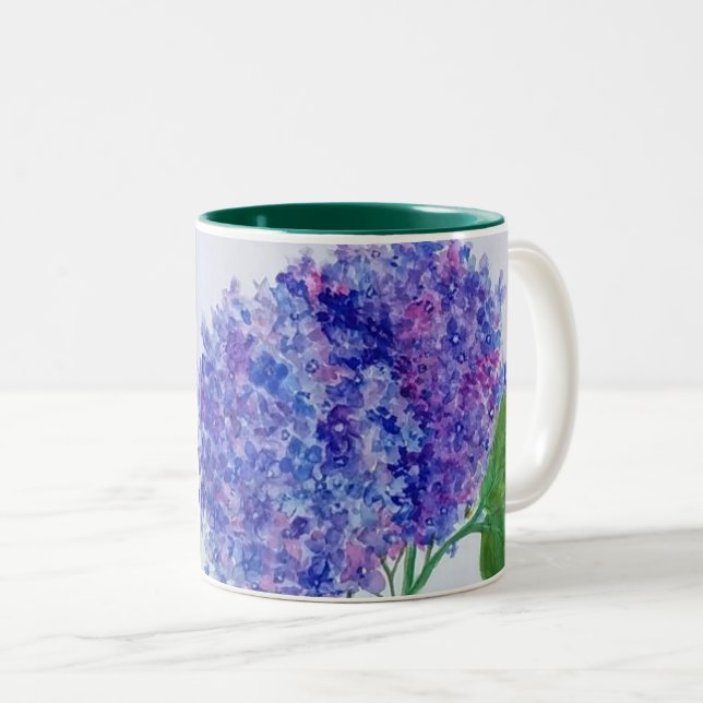 I Must Have Flowers, Coffee, Tea Two-Tone Coffee Mug (Front Right)