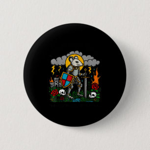 I Must Keep Going For I Know Not What Else To Do Q 6 Cm Round Badge