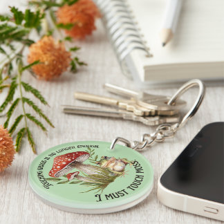 I must touch moss key ring