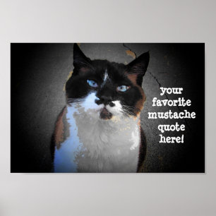 I mustache you to fill in the blank poster