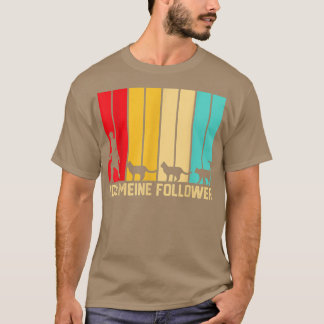 I My Followers Tie Love Cats Farmer Farmer T-Shirt