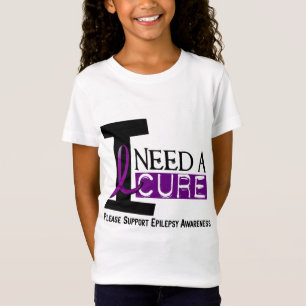 I NEED A CURE 1 EPILEPSY T-Shirts