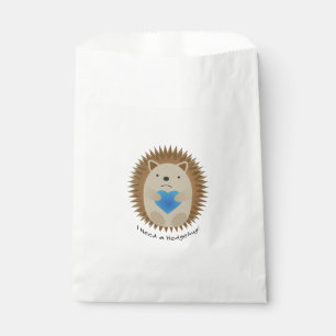I Need a Hedgehug Hedgehog Favour Bags