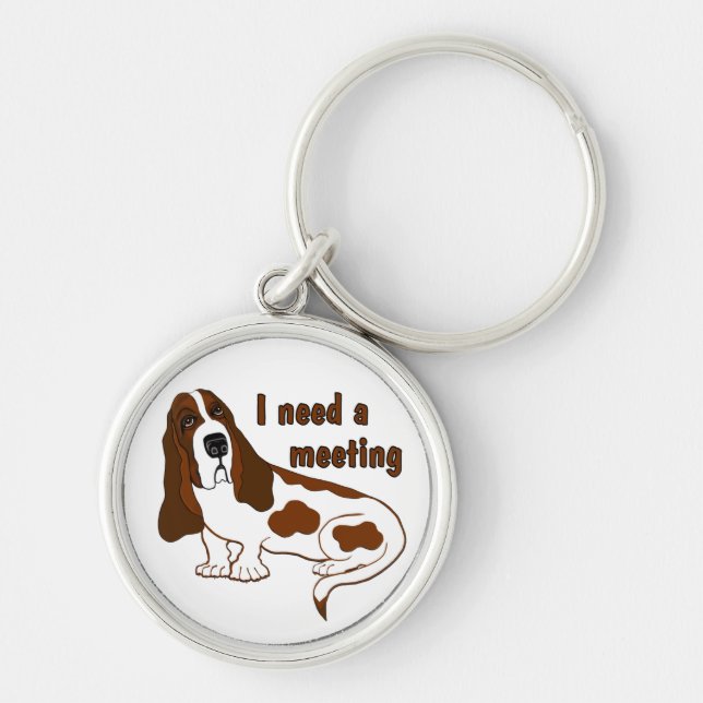 I Need A Meeting Key Ring (Front)