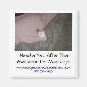 I Need a Nap After That Awesome Pet M... Magnet