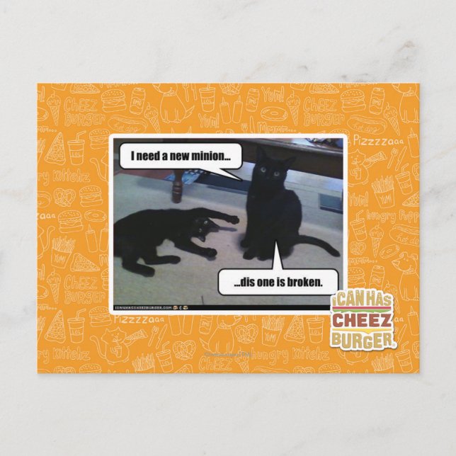 I need a new minion postcard (Front)