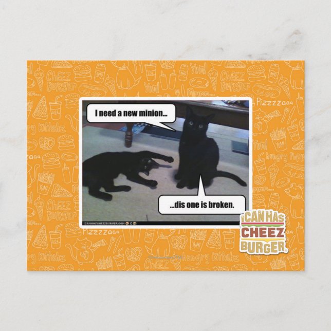 I need a new minion postcard (Front)