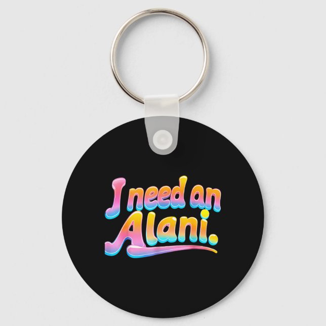 I Need an Beach Vibes Key Ring (Front)