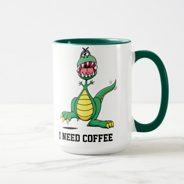 I Need Coffee Mug - Customizable (Right)