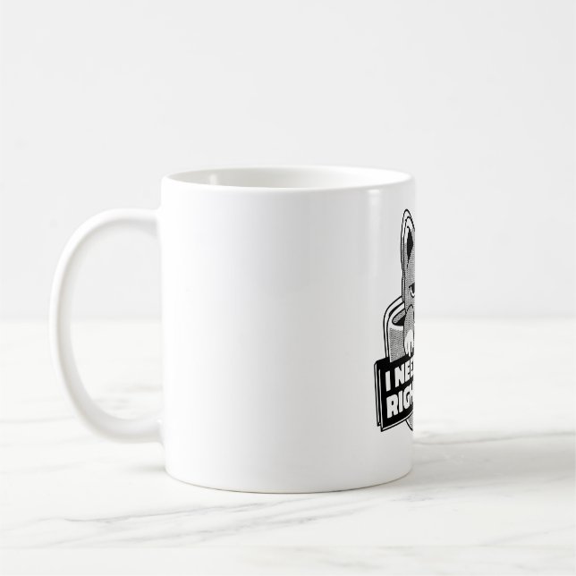  i need coffee right meow mug (Left)