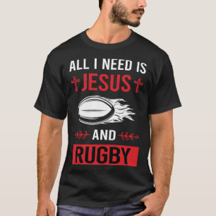 I Need Jesus Rugby T-Shirt