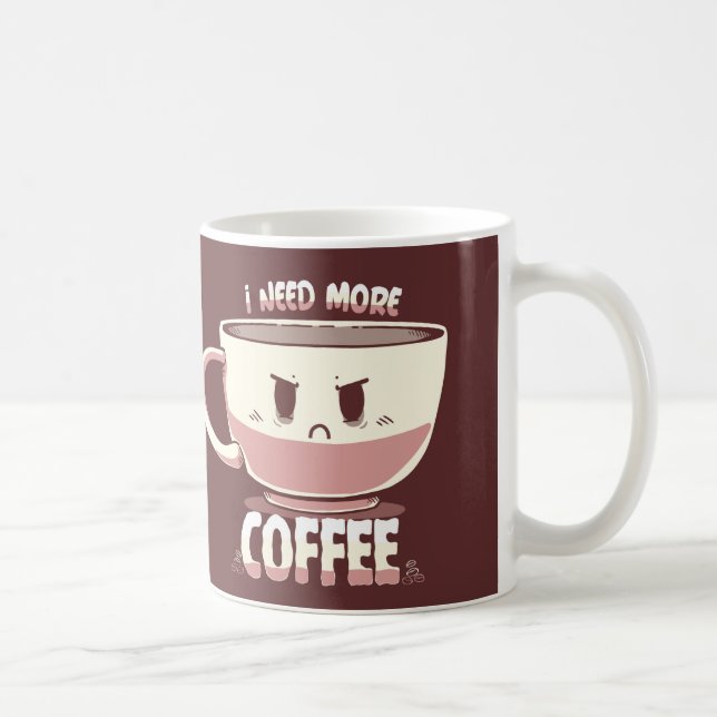 I Need More Coffee Mug (Right)