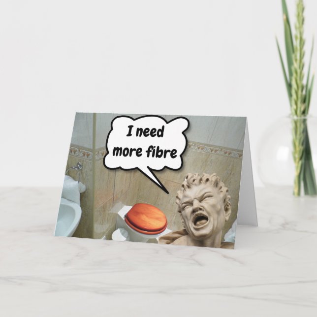 I need more fibre. card (Front)